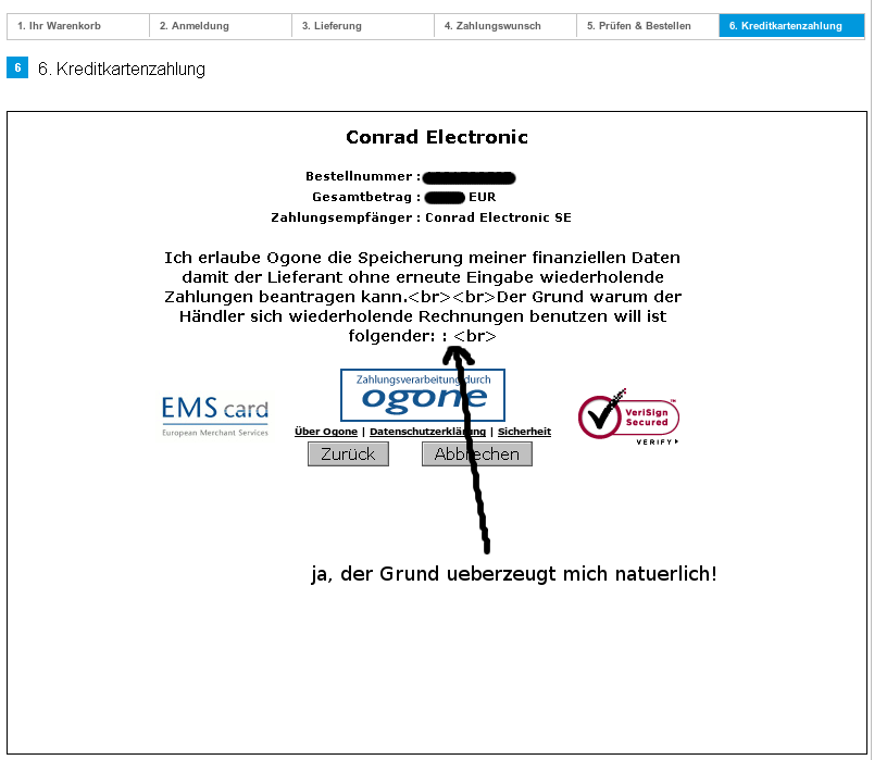 Conrad Electronic spinnt